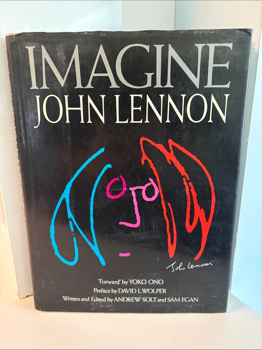 Hardcover Biography of John Lennon 'Imagine'- by Andrew Solt and Sam Egan
